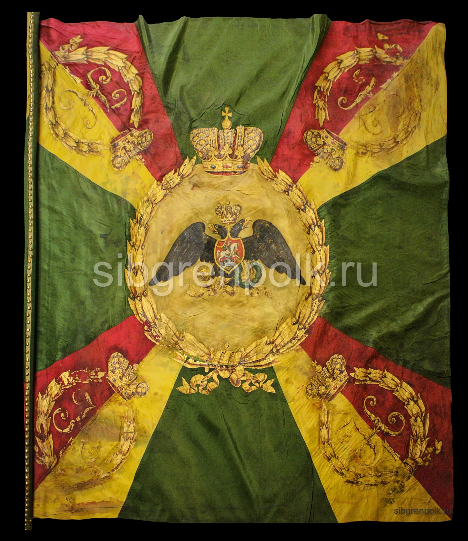 Знамя Сибирского гренадерского полка. Образец 1816 г.
