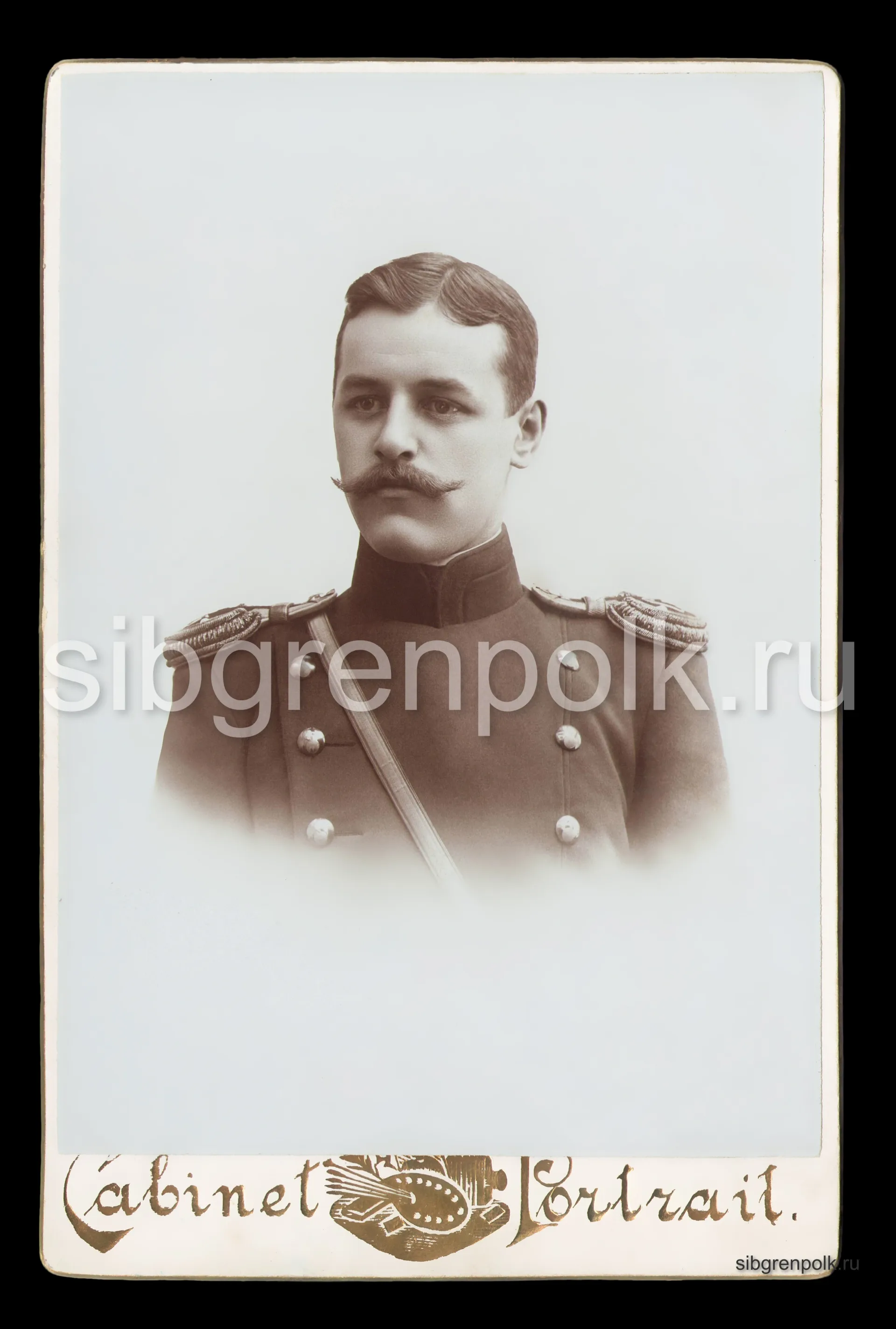 Адъютант 1-го батальона подпоручик Николай Дмитриевич Селиванов,1879 г.р. Из дворян Тамбовской губернии. 1904 г. (ВСМЗ).