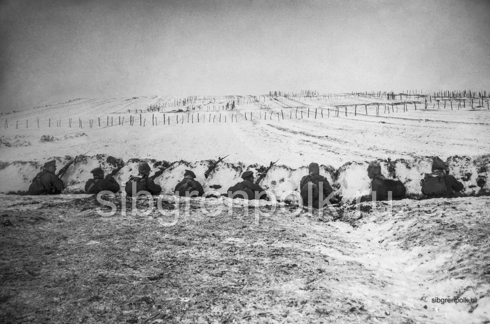 Атака на укрепленные позиции неприятеля у д. Луки. Ноябрь 1915 г. (РГАКФД)