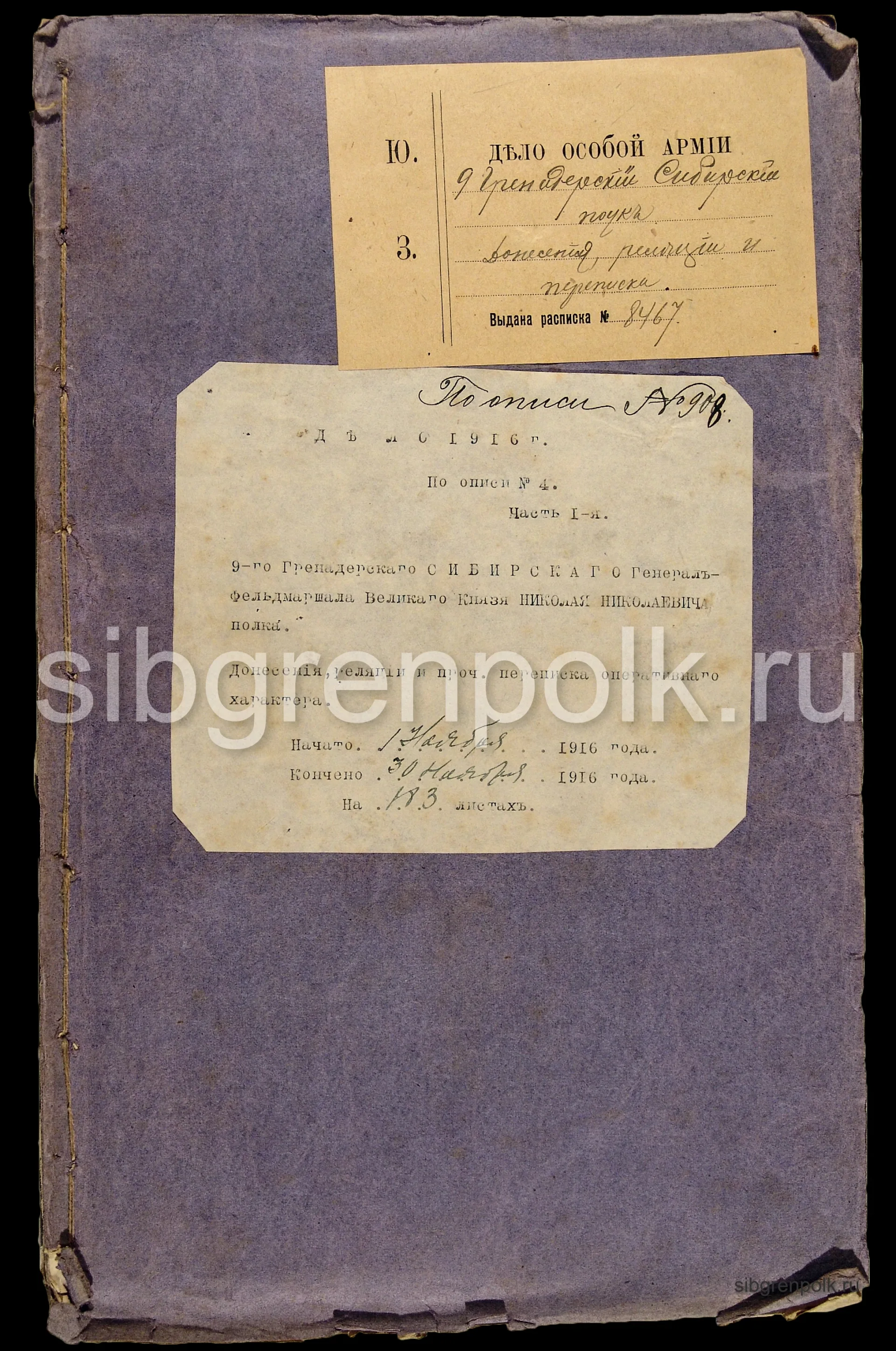 Фотолетопись. 1916