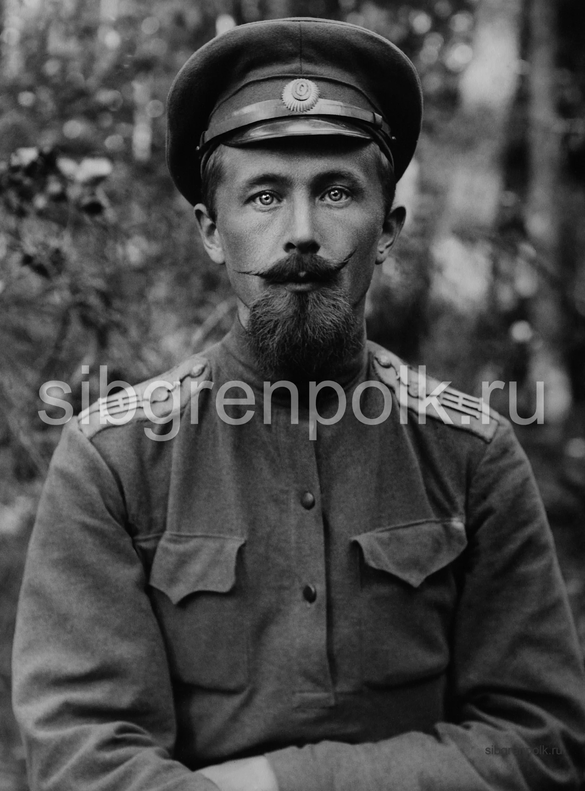 Прапорщик Ганкевич А.В. (?). Фото до ноября 1916 года. (РГАКФД).
